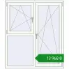 Ціноутворення Вікна 1300x1500 мм REHAU Euro 70 Білий (RAL 9016) з двох сторін. Ціна: ₴13,968.36