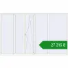 Ціноутворення Вікна 3500x2200 мм REHAU Euro 60 Білий (RAL 9016) з двох сторін. Ціна: ₴27,315.47