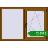 Ціноутворення Вікна 1360x960 мм REHAU Euro 70 GOLDEN OAK з двох сторін. Ціна: ₴12,850.83