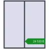 Ціноутворення Вікна 2000x2300 мм REHAU Euro 70 ANTHRACITE_GREY_STRUKTURAL з двох сторін. Ціна: ₴24,532.97