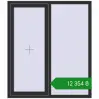Ціноутворення Вікна 1300x1500 мм REHAU Euro 70 ANTHRACITE_GREY_GLATT з двох сторін. Ціна: ₴12,353.91