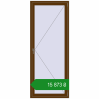 Ціноутворення Вікна 880x2200 мм REHAU Euro 70 WALNUT з двох сторін. Ціна: ₴15,872.63