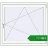 Ціноутворення Вікна 1100x1000 мм REHAU Euro 70 Білий (RAL 9016) з двох сторін. Ціна: ₴11,198.27