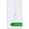 Ціноутворення Вікна 1040x1930 мм REHAU Euro 70 Білий (RAL 9016) з двох сторін. Ціна: ₴10,154.97