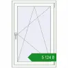 Ціноутворення Вікна 800x1200 мм REHAU Euro 60 Білий (RAL 9016) з двох сторін. Ціна: ₴5,124.10