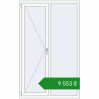 Ціноутворення Вікна 1150x1850 мм REHAU Euro 70 Білий (RAL 9016) з двох сторін. Ціна: ₴9,553.02