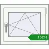 Ціноутворення Вікна 600x500 мм REHAU Euro 60 Білий (RAL 9016) з двох сторін. Ціна: ₴3,082.20