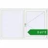 Ціноутворення Вікна 1720x1116 мм REHAU Euro 60 Білий (RAL 9016) з двох сторін. Ціна: ₴8,617.43
