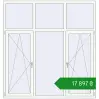 Ціноутворення Вікна 1900x2000 мм REHAU Euro 60 Білий (RAL 9016) з двох сторін. Ціна: ₴17,896.93