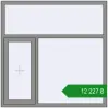 Ціноутворення Вікна 1500x1500 мм Altest Pony 375 RAL 9007 Grey aluminium з двох сторін. Ціна: ₴12,227.46