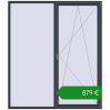 Ціноутворення Вікна 2000x2300 мм REHAU Brillant-Design. Ціна: €879.24