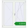 Ціноутворення Вікна 1300x1500 мм REHAU Euro 70 Білий (RAL 9016) з двох сторін. Ціна: ₴13,204.09