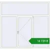 Ціноутворення Вікна 2100x2000 мм REHAU Euro 60 Білий (RAL 9016) з двох сторін. Ціна: ₴14,739.45