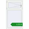Ціноутворення Вікна 800x1400 мм REHAU Euro 60 Білий (RAL 9016) з двох сторін. Ціна: ₴5,274.83