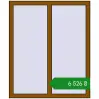 Ціноутворення Вікна 1000x1200 мм REHAU Euro 60 GOLDEN OAK з двох сторін. Ціна: ₴6,526.28