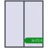 Ціноутворення Вікна 1900x2300 мм REHAU SYNEGO MD ANTHRACITE_GREY_STRUKTURAL з двох сторін. Ціна: ₴26,571.98