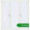 Ціноутворення Вікна 1700x1800 мм REHAU Euro 70 Білий (RAL 9016) з двох сторін. Ціна: ₴15,095.93