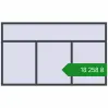 Ціноутворення Вікна 2500x1500 мм Altest Pony 375 RAL 7026 Granite grey з двох сторін. Ціна: ₴18,257.65