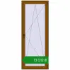 Ціноутворення Вікна 820x2100 мм REHAU Euro 60 GOLDEN OAK з двох сторін. Ціна: ₴13,012.49