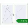 Ціноутворення Вікна 1500x1200 мм REHAU Euro 60 Білий (RAL 9016) з двох сторін. Ціна: ₴10,310.34