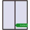 Ціноутворення Вікна 1700x1980 мм REHAU Euro 70 BLACK_BROWN з двох сторін. Ціна: ₴15,404.29