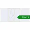 Ціноутворення Вікна 3200x1450 мм REHAU Euro 70 Білий (RAL 9016) з двох сторін. Ціна: ₴28,046.78