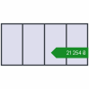 Ціноутворення Вікна 3700x1800 мм REHAU Euro 60 ANTHRACITE_GREY_STRUKTURAL з двох сторін. Ціна: ₴21,254.33