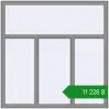 Ціноутворення Вікна 1500x1500 мм Altest Pony 375 RAL 9007 Grey aluminium з двох сторін. Ціна: ₴11,227.97