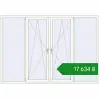 Ціноутворення Вікна 2500x1750 мм REHAU Euro 60 Білий (RAL 9016) з двох сторін. Ціна: ₴17,634.28