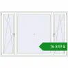 Ціноутворення Вікна 2250x1520 мм REHAU Euro 60 Білий (RAL 9016) з двох сторін. Ціна: ₴16,848.85