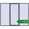 Ціноутворення Вікна 3000x2400 мм REHAU Brillant-Design. Ціна: €1,428.41