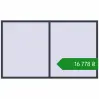Ціноутворення Вікна 2500x1500 мм REHAU Euro 70 ANTHRACITE_GREY_STRUKTURAL з двох сторін. Ціна: ₴16,778.16
