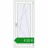 Ціноутворення Вікна 630x1470 мм REHAU Euro 70 Білий (RAL 9016) з двох сторін. Ціна: ₴8,321.04