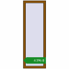 Ціноутворення Вікна 500x1500 мм REHAU Euro 60 GOLDEN OAK з двох сторін. Ціна: ₴4,395.69