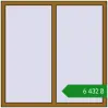 Ціноутворення Вікна 1250x1250 мм REHAU Euro 60 LIGHT_OAK з двох сторін. Ціна: ₴6,431.98