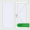 Ціноутворення Вікна 1010x1040 мм REHAU Euro 60 Білий (RAL 9016) з двох сторін. Ціна: ₴5,677.12