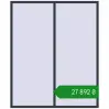 Ціноутворення Вікна 1900x2300 мм REHAU Brillant-Design ANTHRACITE_GREY_STRUKTURAL з двох сторін. Ціна: ₴27,891.50