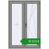 Ціноутворення Вікна 1000x1500 мм Altest Pony 375 RAL 9007 Grey aluminium з двох сторін. Ціна: ₴18,503.37