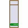 Ціноутворення Вікна 800x2400 мм REHAU Euro 60 GOLDEN OAK з двох сторін. Ціна: ₴8,870.33