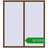 Ціноутворення Вікна 1600x1800 мм REHAU Brillant-Design WALNUT з двох сторін. Ціна: ₴20,109.17