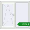 Ціноутворення Вікна 1300x1200 мм REHAU Brillant-Design Білий (RAL 9016) з двох сторін. Ціна: ₴10,230.06