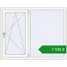 Ціноутворення Вікна 1400x1100 мм REHAU Euro 60 Білий (RAL 9016) з двох сторін. Ціна: ₴7,938.21
