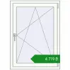 Ціноутворення Вікна 800x1100 мм REHAU Euro 60 Білий (RAL 9016) з двох сторін. Ціна: ₴4,718.63