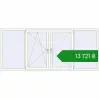 Ціноутворення Вікна 2760x1200 мм REHAU Euro 60 Білий (RAL 9016) з двох сторін. Ціна: ₴13,720.54