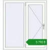 Ціноутворення Вікна 1000x1120 мм REHAU Euro 60 Білий (RAL 9016) з двох сторін. Ціна: ₴5,791.92