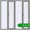 Ціноутворення Вікна 2000x2000 мм Altest Pony 375 RAL 9007 Grey aluminium з двох сторін. Ціна: ₴34,627.17