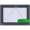 Ціноутворення Вікна 1000x700 мм REHAU Euro 70 ANTHRACITE_GREY_STRUKTURAL з двох сторін. Ціна: ₴7,733.48