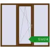 Ціноутворення Вікна 1700x1500 мм REHAU Euro 60 WALNUT з двох сторін. Ціна: ₴13,612.47