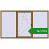 Ціноутворення Вікна 2600x1500 мм REHAU Brillant-Design LIGHT_OAK з двох сторін. Ціна: ₴24,167.58