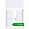 Ціноутворення Вікна 1150x1700 мм REHAU Euro 70 Білий (RAL 9016) з двох сторін. Ціна: ₴12,547.09